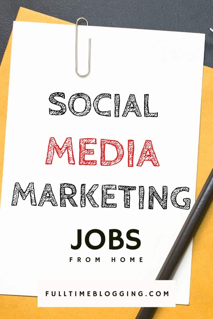 Social Media Marketing Jobs From Home
