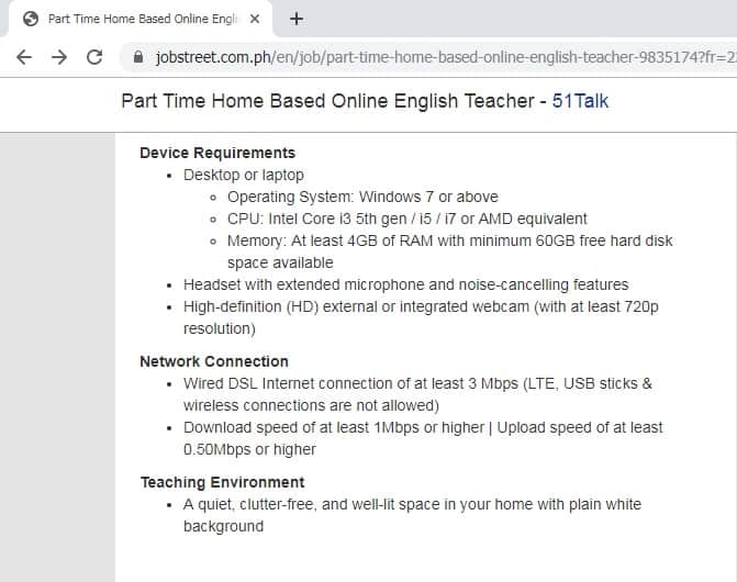 online english teacher jobs