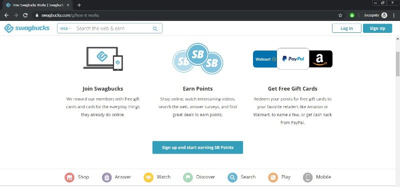 how to make money online with swagbucks