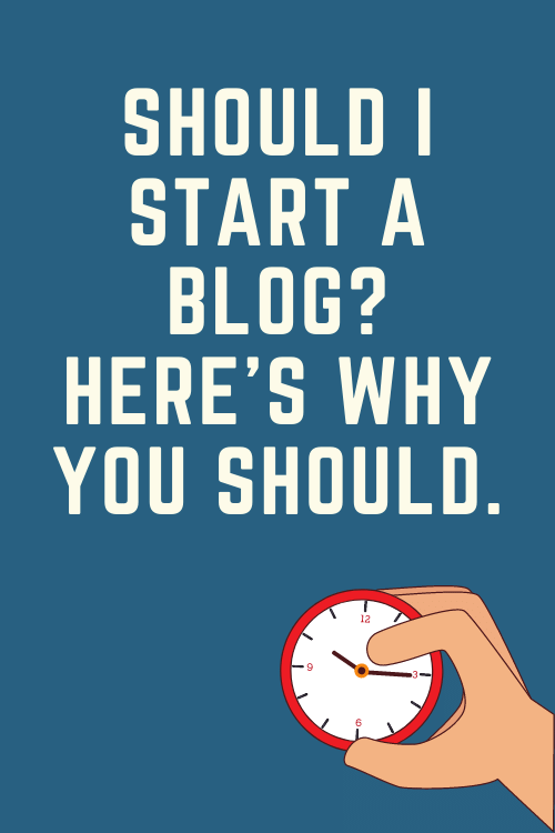 should i start to blog