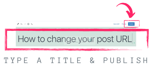 how to change your post URL