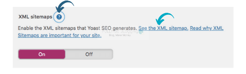 look for your xml sitemap in yoast