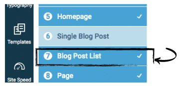 blog post list template