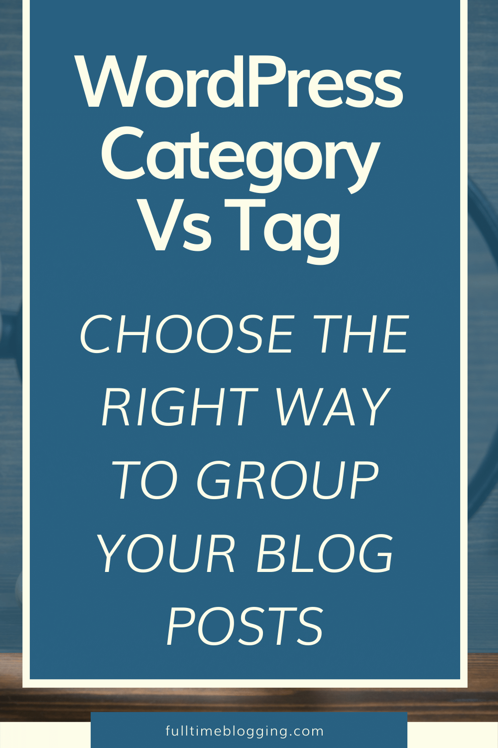 wordpress category vs tag
