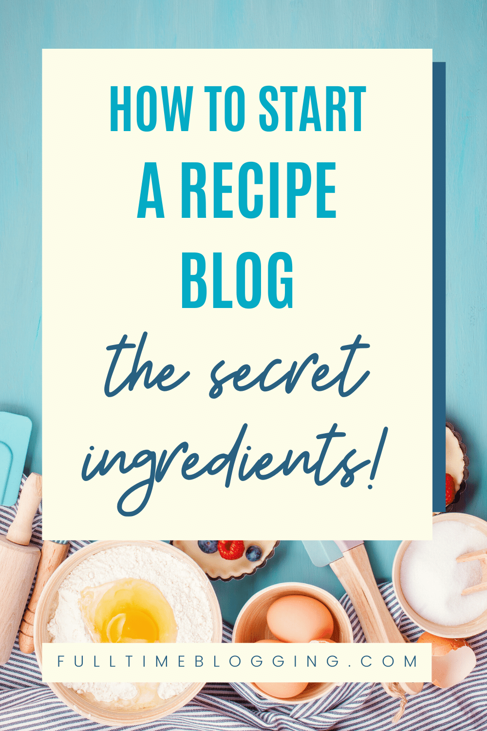 how to start a recipe blog