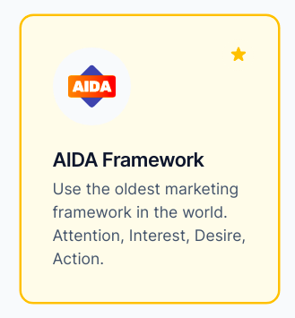 AIDA Framework Template