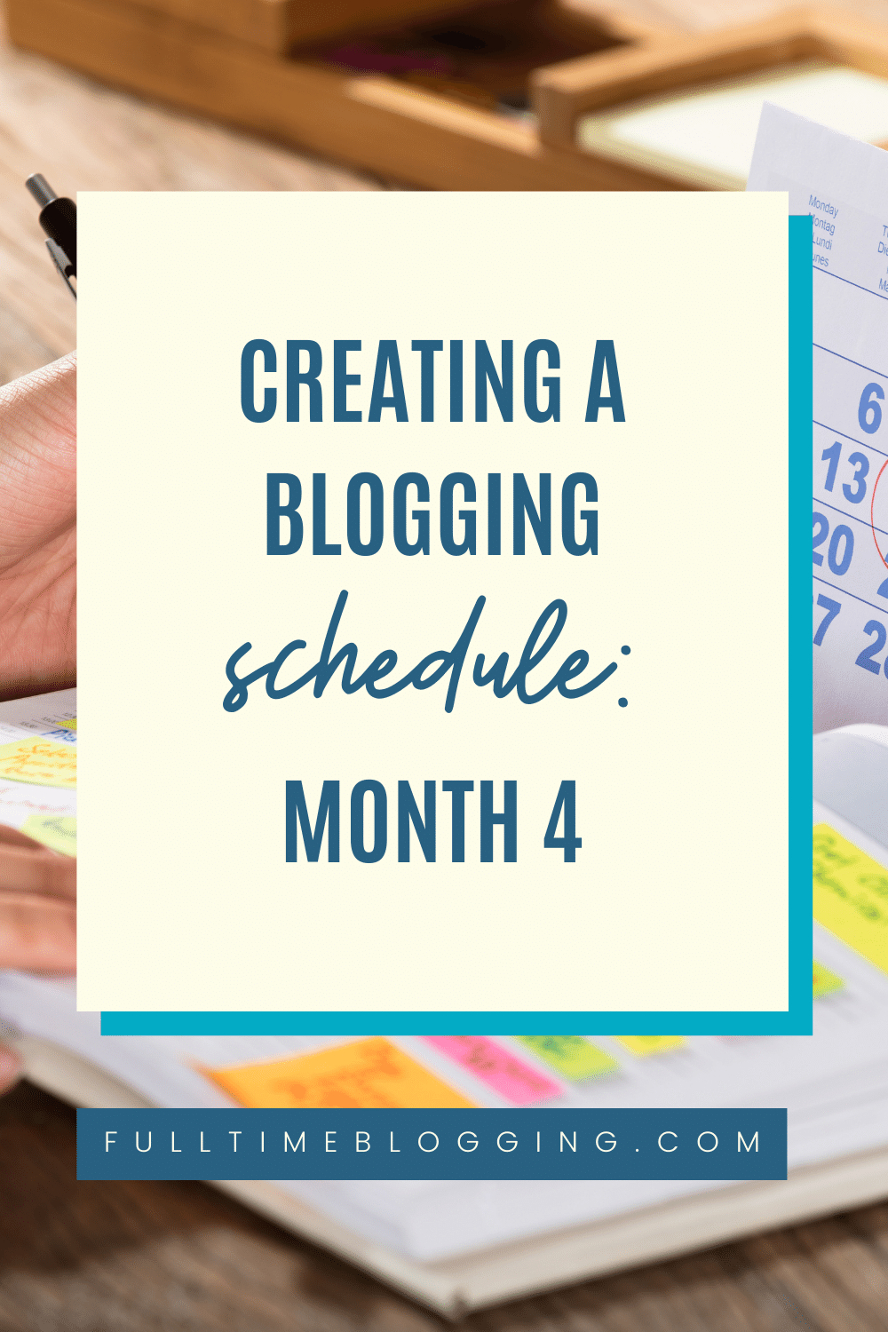 Creating A Blogging Schedule