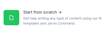 start from scratch Jarvis ai